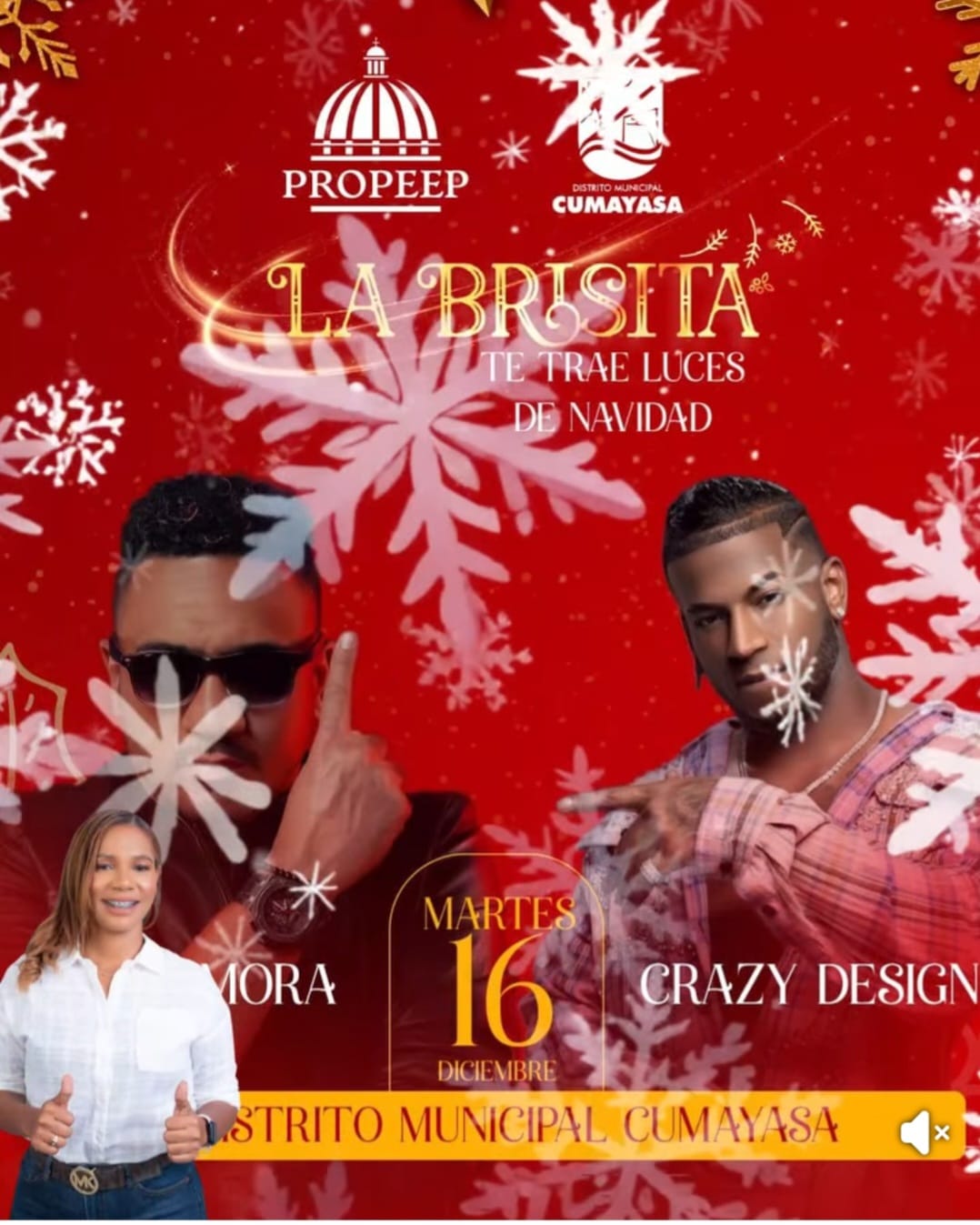 🎄 La «Brisita de la Navidad» llega a Cumayasa con un gran espectáculo de luces y música, diciembre 2025.