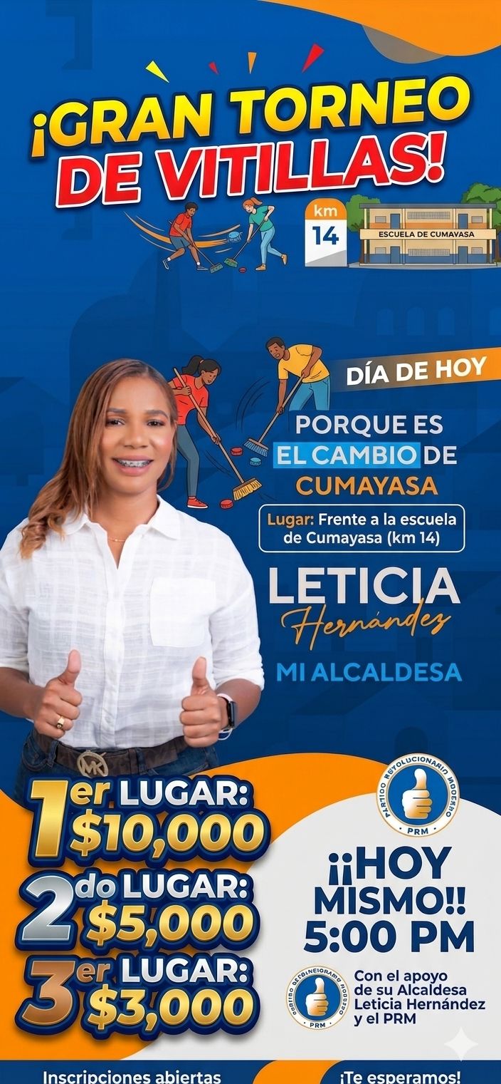 Alcalde Leticia Hernández promueve torneo de vitillas para prevenir accidentes en Semana Santa   ABRIL 2026